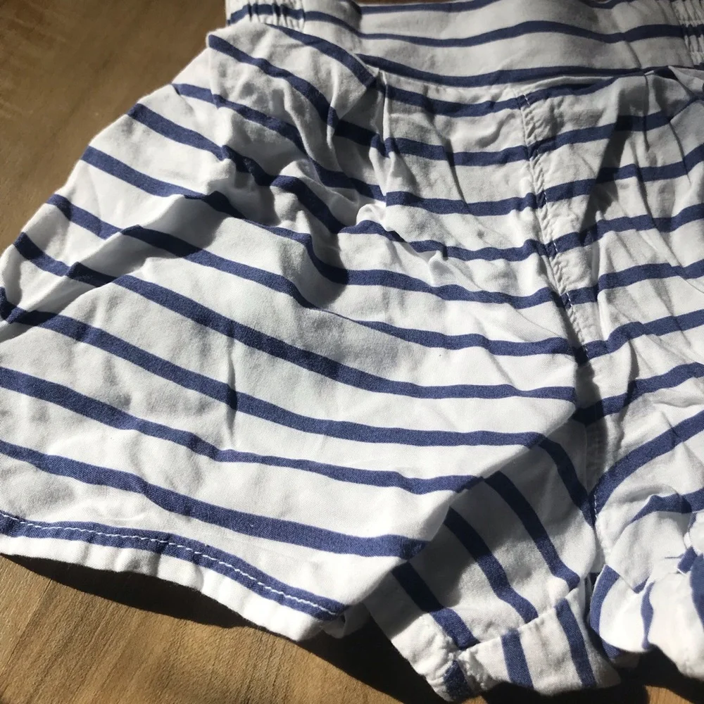 ✮FREE✮ Toddler Navy & White Pull on Shorts